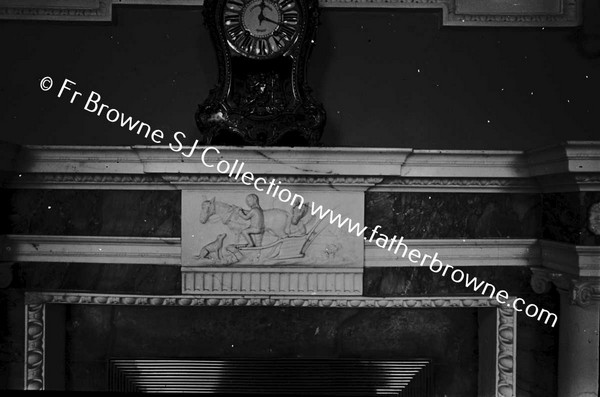 CASTLETOWN HOUSE  DINING ROOM FIREPLACE